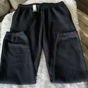 Nasty gal navy drawstring sweat pants